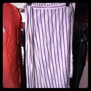 Beach style maxi wrap skirt